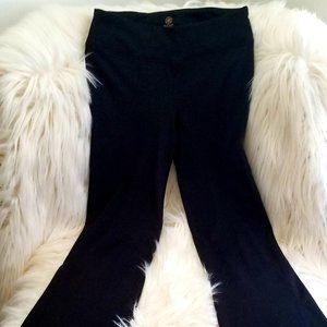 Brand New Blk Wide Leg Yoga Pants, size Sm